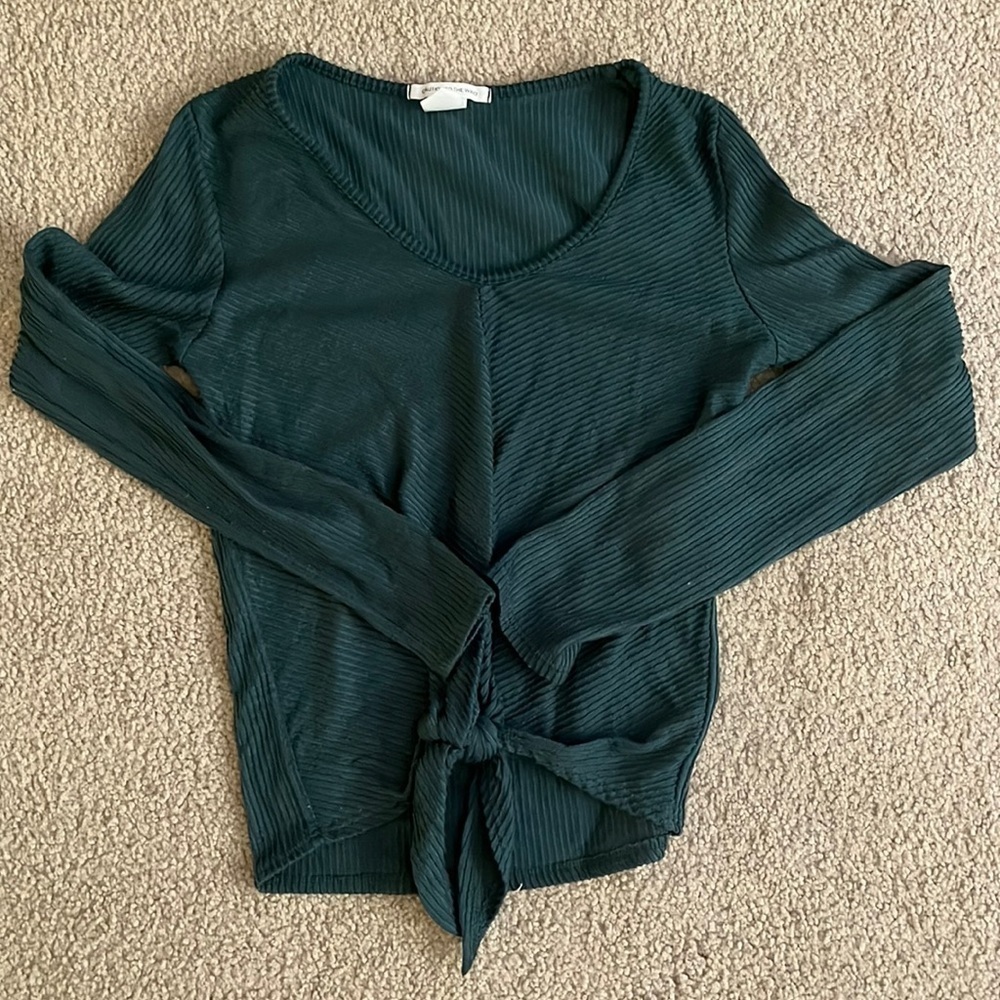 “Caution to the Wind: Long sleeve top size small”